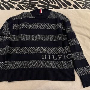 Tommy Hilfiger Men’s Blue Crewneck Sweater